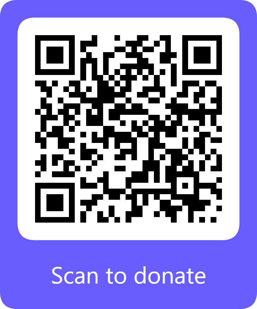 Donation QR code for Urban Jellyfish